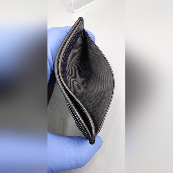 Coach Glitter Star Emoji Smiley Leather Wallet & Wristlet set -Black/pink - Picture 7 of 9